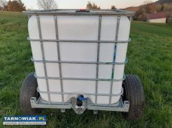 Przyczepa laweta beczkowoz 1000l ocynk - Obrazek 4