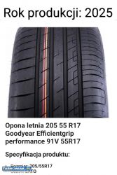 Opony 205 55 17 goodyear - Obrazek 1