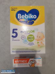 Mleko Bebiko junior 5 plus pasta elmex nowe - Obrazek 1