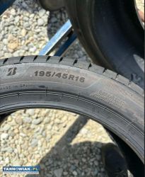 Sprzedam dwie opony letnie 195/45/16 Bridgestone - Obrazek 4