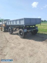 Przyczepa wywrotka d-47 po remoncie nowe blachy - Obrazek 2