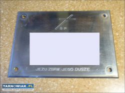 Tablica nagrobna ze stali nierdzewnej - Obrazek 1