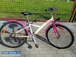 Rower dla dziewczyny 24cale stan idealny - Obrazek 1