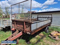 Rozrzutnik jednoosiowy 2,5t Agromet Warfama - Obrazek 1