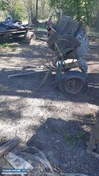 Betoniarka stara solidna na kołach - Obrazek 1