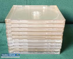 10 sztuk przeźroczystych pudełek pudełko na CD DVD - Obrazek 2