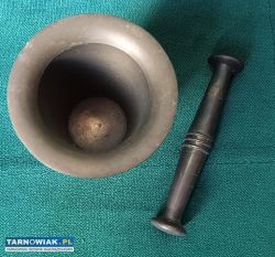 Zabytkowy mosiężny moździerz - Obrazek 2