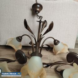Lampa trzy ramienna i dwa kinkiety - Obrazek 1