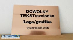Tabliczki grawerowane na szyldy firmowe sklepy itp - Obrazek 1