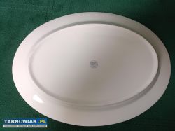 Porcelanowa taca półmisek duży - Obrazek 2