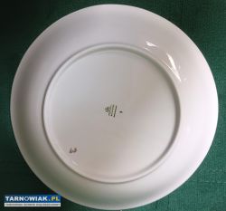 Porcelana Wałbrzych talerz głęboki PRL - Obrazek 2
