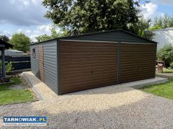 Garaże 6x5.80 akryl, profil zamknięty ocynkowany - Obrazek 1