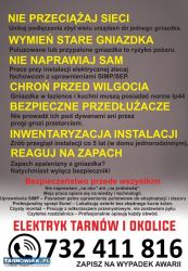 Elektryk, LAN, sieci IT, monitoring, Tarnów - Obrazek 2