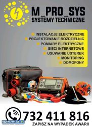 Elektryk, LAN, sieci IT, monitoring, Tarnów - Obrazek 1