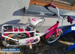 Rower 16 cali dla dziewczynki z bagażnikiem - Obrazek 1