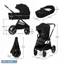 Kinderkraft nea 2 2in1 2025 midnight black - Obrazek 4