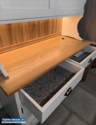 Kredens prowansalski / rustykalny po renowacji LED - Obrazek 2