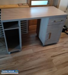 Łóżko młodzieżowe z materacem, biurko, półka - Obrazek 4