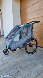 Przyczepka rowerowa dla dziecka Queridoo Qupa 2 - Obrazek 1