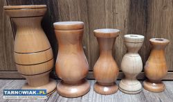Wazon drewniany toczony - Obrazek 1