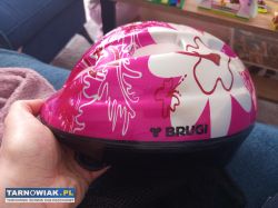 Kask rowerowy na dziewczynkę NOWY - Obrazek 1