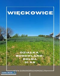 Więckowice działka 31 ar - Obrazek 1