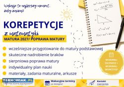 Matura 2027/ Poprawa matury 2026/ Korepetycje - Obrazek 1