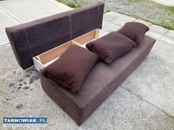 Piękna brązowa sofa zobacz - Obrazek 3