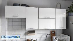 Meble kuchenne 280cm+czarna płyta gazowa Bosch - Obrazek 1