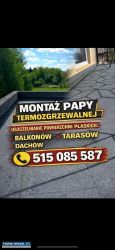 Papa termozgrzewalna dachy tarasy balkony - Obrazek 1