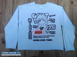Jasnoniebieska bluza z motywem Anime od Zary 152 - Obrazek 1