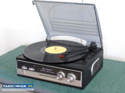 Gramofon z radiem głośniki sprawny WYSYŁKA. - Obrazek 1