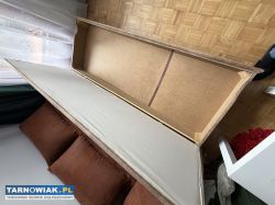 Kanapa rozkładana z pojemnikiem na pościel. - Obrazek 3