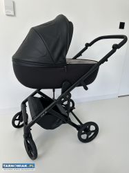 Wózek Anex Eli 2w1 czarny  – gondola + spacerówka - Obrazek 1
