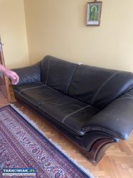 Sofa skorzana z fotelami - Obrazek 1