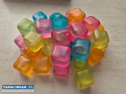Kostki do napojów  kolorowe kostki lodu  wielorazo - Obrazek 1