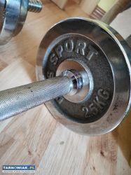 Dwie hantle 2x max 9 kg. DWS Sport - Obrazek 2