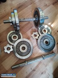 Dwie hantle 2x max 9 kg. DWS Sport - Obrazek 4