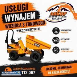 Wynajem wozidła budowlanego  3 tony - Obrazek 1