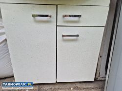 Szafka łazienkowa z umywalką  biała wys. 78cm szer - Obrazek 2
