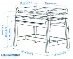 biurko dla dziecka regulowane - Obrazek 1