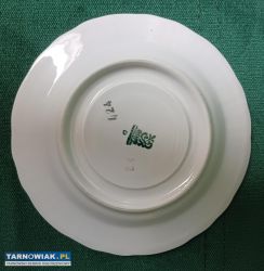 Porcelanowy spodek Włocławek PRL vintage - Obrazek 2