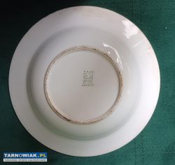 Talerz fajans Włocławek vintage retro - Obrazek 2