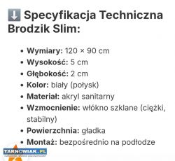 Brodzik prysznicowy - Obrazek 2