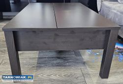 Stolik/ biurko IKEA czarne rozkładane podnoszone - Obrazek 3