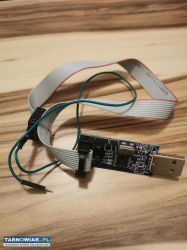 Programator Atmega 8A z taśmą używany, sprawny - Obrazek 1