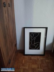 Obraz Ikea kobieta czarno biały - Obrazek 2