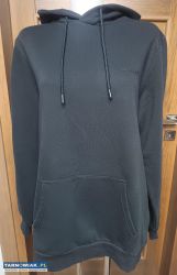 Czarna bluza z kapturem L Bekkin - Obrazek 2