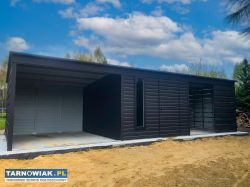 Carport z wiatami bocznymi - Obrazek 1