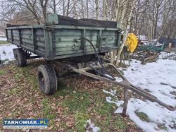 Przyczepa rolnicza D35 kaczka wywrotka dwuosiowa - Obrazek 1